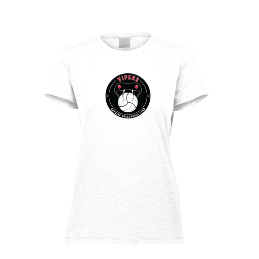 [FTSCUBWH-FAXS-LOGO1] Decker Women's Tri-Blend T-Shirt - Short Sleeve (Female Adult XS, White, Logo 1)