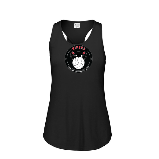 [3078.K94.S-LOGO1] Ladies Tri Blend Tank Top (Female Adult S, Black, Logo 1)