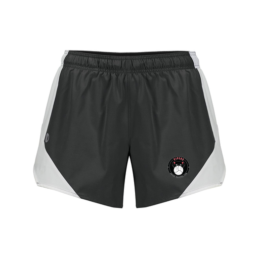 [229489.420.S-LOGO1] Girls Olympus Shorts (Female Youth S, Black, Logo 1)