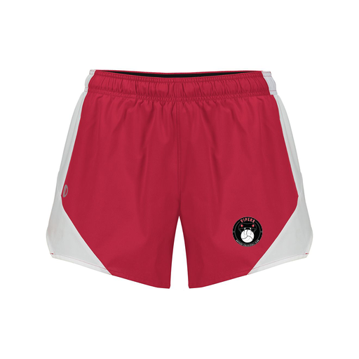 [229489.H01.S-LOGO1] Girls Olympus Shorts (Female Youth S, Red, Logo 1)