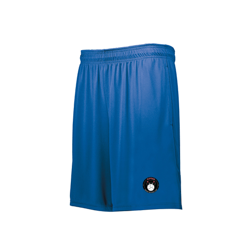 [229511.060.XS-LOGO1] Decker Men's Swift Short (Adult XS, Royal, Logo 1)