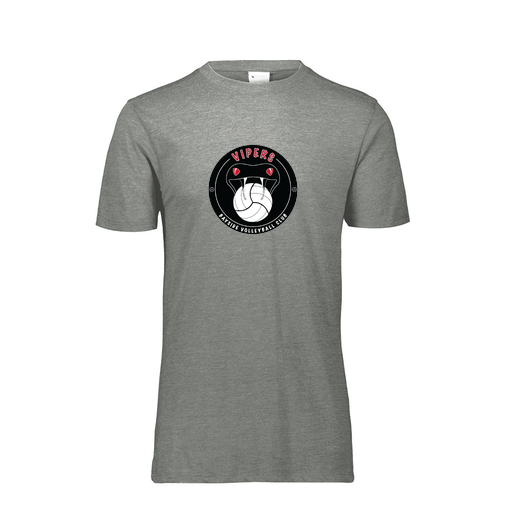 [FTSCUBGY-AS-LOGO1] Decker Men's Tri-Blend T-Shirt - Short Sleeve (Adult S, Gray, Logo 1)