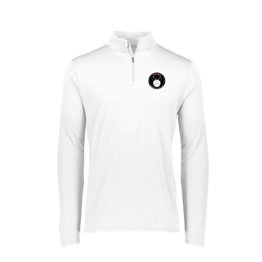 [FTLQFLWH-FAXS-LOGO1] Decker Women's Flex-Lite 1/4 Zip Shirt (Female Adult XS, White, Logo 1)