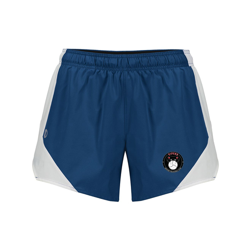 [229489.H03.S-LOGO1] Girls Olympus Shorts (Female Youth S, Navy, Logo 1)