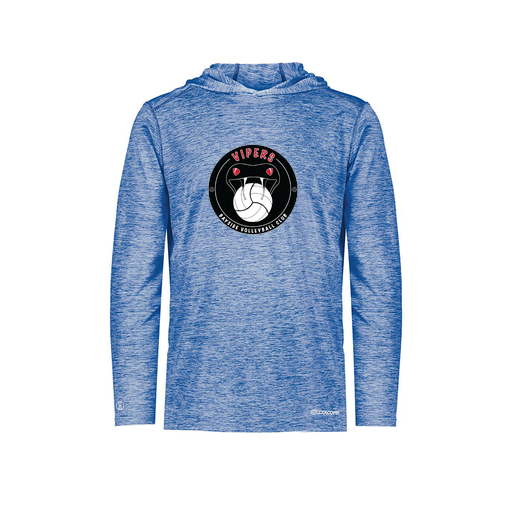 [FOLHCGRY-YS-LOGO1] Decker Youth Charge Hoodie (Youth S, Royal, Logo 1)