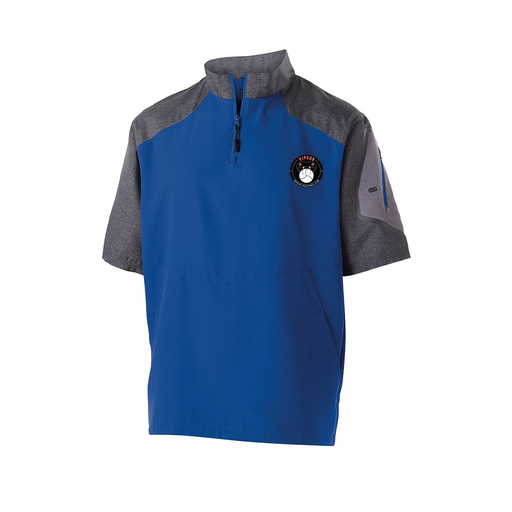 [229545.H02.XS-LOGO1] Men's Raider SS Pullover (Adult XS, Royal, Logo 1)