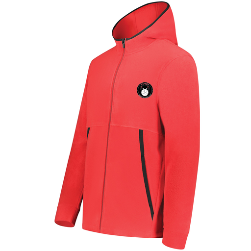 [6859.083.XS-LOGO1] Youth Chill Full Zip Fleece (Youth XS, Red, Logo 1)