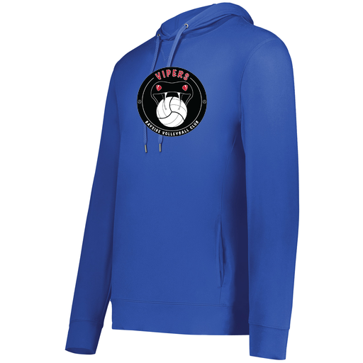 [222698.060.S-LOGO1] YOUTH VENTURA THIN KNIT HOODIE (Youth S, Royal, Logo 1)